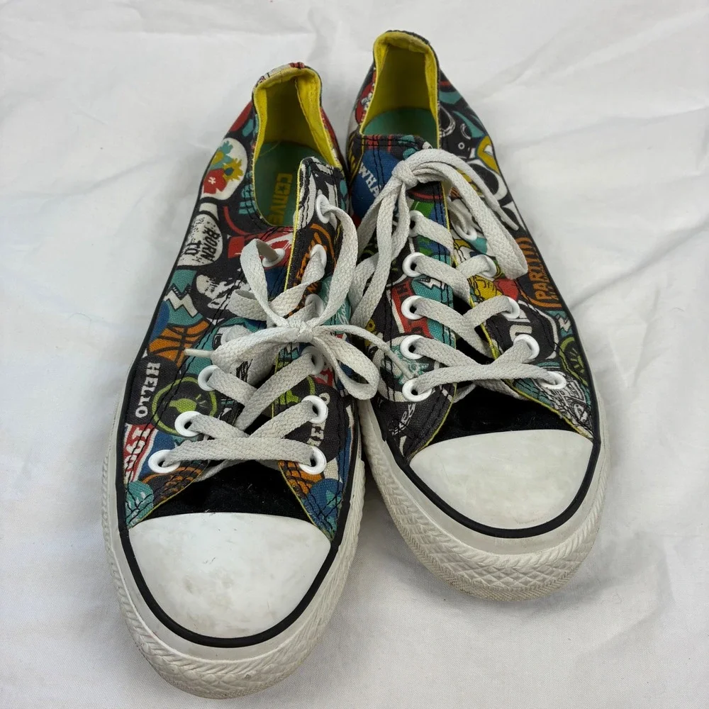 Converse Chuck Taylor All Star Comic Pop Art Low Sneakers Mens 8 Pop Art